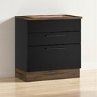 Balcão Cozinha Em Aço 2 Gavetas 80cm Com Tampo Para Cooktop 5