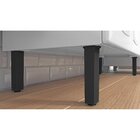 Balcão Cozinha Em Aço 3 Portas 1 Gaveta 105cm Com Tampo Rose