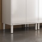 Balcão Cozinha Em Aço 3 Portas 2 Gavetas 120cm Com Dobradiças