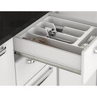 Balcão Cozinha Em Aço 3 Portas 2 Gavetas 120cm Com Tampo Dobr