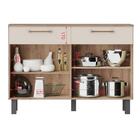 Balcão Cozinha Filadélfia Amêndoa Off White