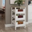 Balcão Cozinha Fruteira Genialflex Adapthi Branco Savana