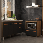 Balcão Cozinha Gabinete De Pia 140 Cm Camila E Balcão Evelyn