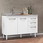 Balcão Cozinha Gabinete Para Pia 118cm Multimóveis Cr20262