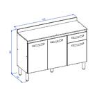 Balcão Cozinha Gabinete Para Pia 120cm Multimóveis Cr20241
