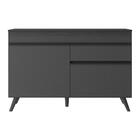 Balcão Cozinha Gabinete Pia 120 Cm 2 Portas 1 Gaveta Veneza M