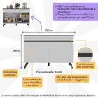 Balcão Cozinha Gabinete Pia 120 Cm 2 Portas Veneza Multimóvei