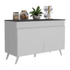 Balcão Cozinha Gabinete Pia 120cm 2 Portas Veneza Multimóveis