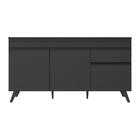 Balcão Cozinha Gabinete Pia 150 Cm 3 Portas 1 Gaveta Veneza M