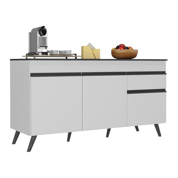 Balcão Cozinha Gabinete Pia 150 Cm 3 Portas 1 Gaveta Veneza M