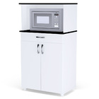 Balcão Cozinha Microondas Multiuso Carina 2 Portas E 1 Gaveta