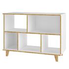 Balcão Cozinha Multiuso 5 Nichos Bmu 66 Branco Brv Móveis