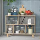 Balcão Cozinha Multiuso 5 Nichos Bmu 66 Branco Brv Móveis