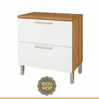 Balcão Cozinha Nesher Burguesa 1 Porta 1 Gaveta Freijo / Bran