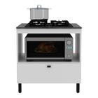 Balcão Cozinha Para Cooktop 4 Bocas E Forno/micro-ondas 75cm