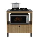 Balcão Cozinha Para Cooktop 4 Bocas E Forno/micro-ondas 75cm