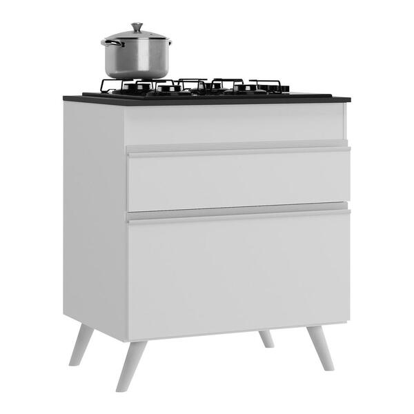 Balcão Cozinha Para Cooktop 70cm 1 Porta 1 Gaveta Veneza Mult
