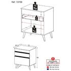 Balcão Cozinha Para Cooktop 70cm 1 Porta 1 Gaveta Veneza Mult