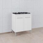 Balcão Cozinha Para Cooktop Com 2 Portas Multimóveis Cr20106