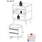 Balcão Cozinha Para Cooktop Com Tampo 1 Porta 1 Gaveta 70cm L