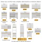 Balcão Cozinha Para Cooktop E Forno 105cm 1 Porta 1 Gaveta Co