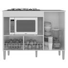 Balcão Cozinha Para Cooktop E Microondas Multimóveis Cr20115