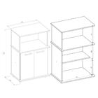 Balcão Cozinha Para Forno E Microondas Multimóveis Cr20268