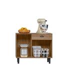 Balcão Cozinha Pepper 2 Portas Carvalho Rústico - Nicioli