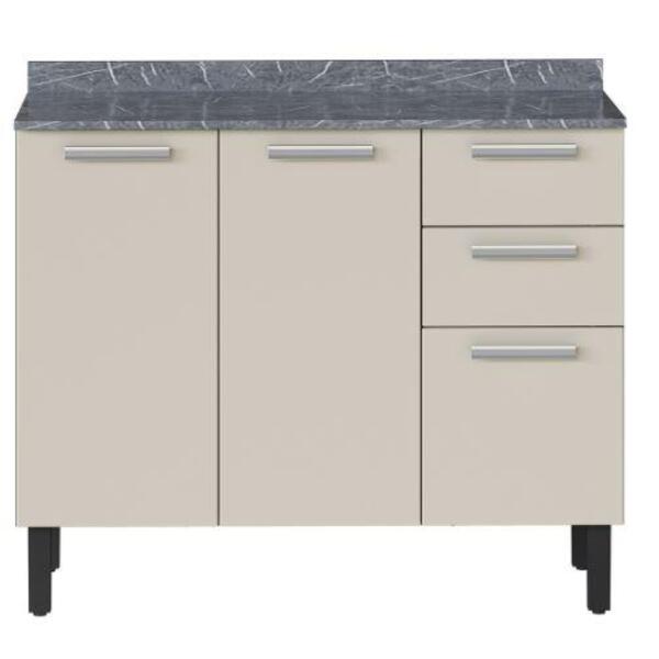 Balcão Cozinhas Itatiaia Midi Pop Art I2 - 3 Portas E 2 Gavet