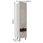 Balcão Cristaleira Para Sala De Jantar Provençal 100% Ilumina