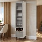 Balcão Cristaleira Para Sala De Jantar Provençal 100% Ilumina