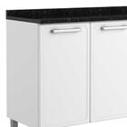 Balcão De Aço 3 Portas 2 Gavetas Com Tampo 7124 Evidence Bert