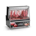 Balcão De Açougue Refrigerado Turino Premium Preto 127v Gatp-