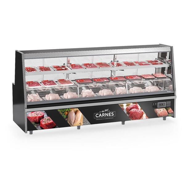 Balcão De Açougue Refrigerado Turino Preto 127v Grta-300 Pr G
