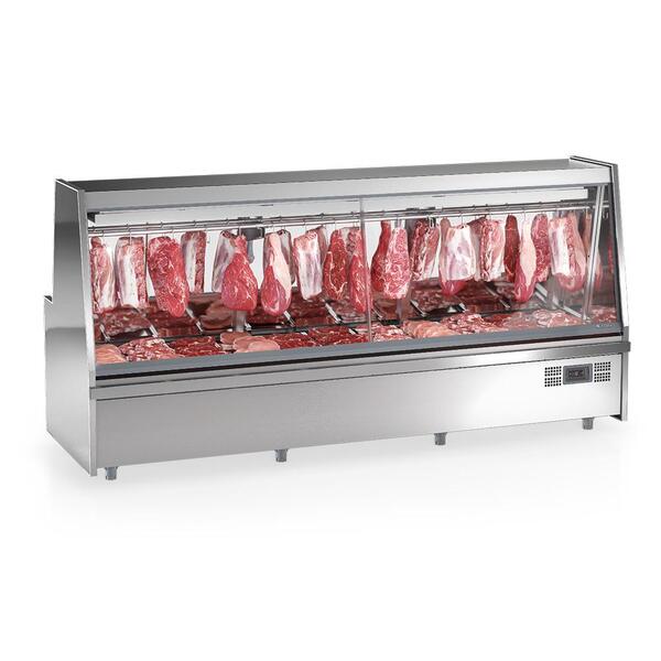 Balcão De Açougue Refrigerado Turino Standard Aço Inox 220v G