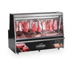 Balcão De Açougue Refrigerado Turino Standard Preto 220v Gats