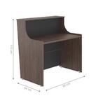 Balcao De Atendimento 0.90 Nidoram Freijo Preto