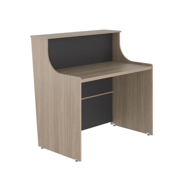 Balcao De Atendimento 0.90 Nidoram Nogueira Preto