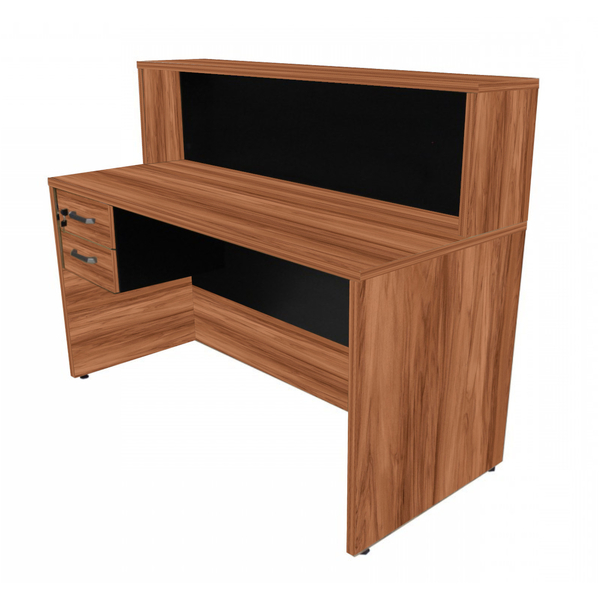 Balcão De Atendimento 1.35x1,13x0,60m - C/ 02 Gavetas - Gebb