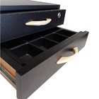 Balcão De Atendimento Caixa Modulado Em Vidro + Gaveta Dupla