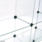 Balcão De Atendimento Caixa Modulado Em Vidro + Gaveta Dupla