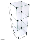 Balcão De Atendimento Modulado Em Vidro - 0,30 X 1,00 X 0,30