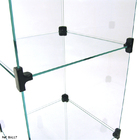 Balcão De Atendimento Modulado Em Vidro - 0,30 X 1,00 X 0,30