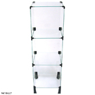 Balcão De Atendimento Modulado Em Vidro - 0,30 X 1,00 X 0,30