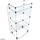 Balcão De Atendimento Modulado Em Vidro - 0,50 X 1,10 X 0,30