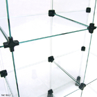 Balcão De Atendimento Modulado Em Vidro - 0,90 X 1,00 X 0,30