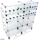 Balcão De Atendimento Modulado Em Vidro - 1,00 X 1,10 X 0,30