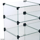 Balcão De Atendimento Modulado Em Vidro 12 Casulos - 0,90 X 1