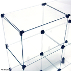 Balcão De Atendimento Modulado Em Vidro - 2,00 X 1,00 X 0,30