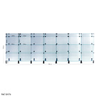 Balcão De Atendimento Modulado Em Vidro - 3,50 X 1,10 X 0,30